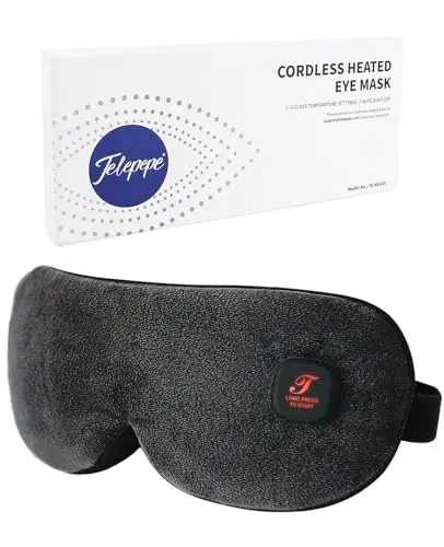 Telepepe basic cordless heated eye mask for dry eyes