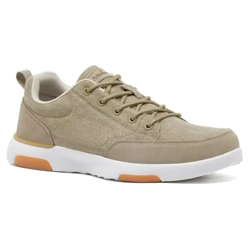 OrthoComfoot orthopedic fashion sneakers in khaki