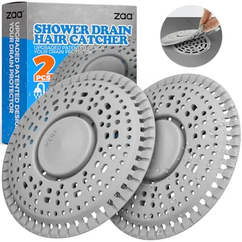 zaa large silicone shower drain cover for flat drains
