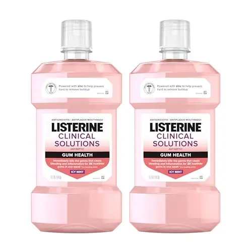 Listerine Clinical Solutions antiseptic mouthwash twin pack