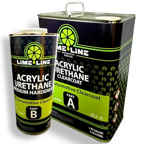 LIME LINE automotive 2K clearcoat kit with hardener