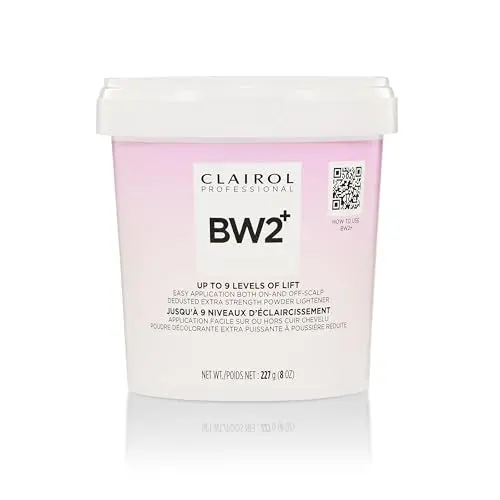 Clairol Professional BW2+ hair bleach powder container