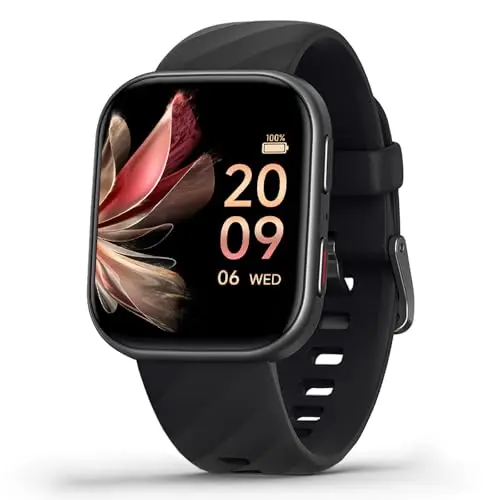 FITVII health and fitness tracker with rectangular display