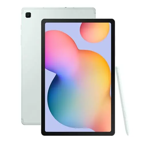 Samsung Galaxy Tab S6 Lite tablet with S Pen for gaming and notes
