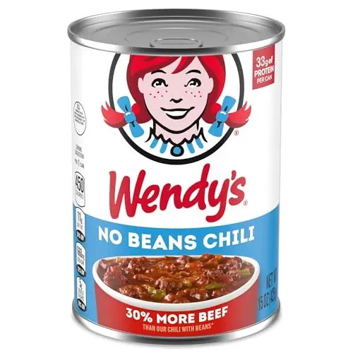 Wendy's No Beans Canned Chili