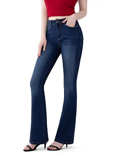 FLYING BANANA Curvy Bootcut Jeans with high-waisted design and flaring leg
