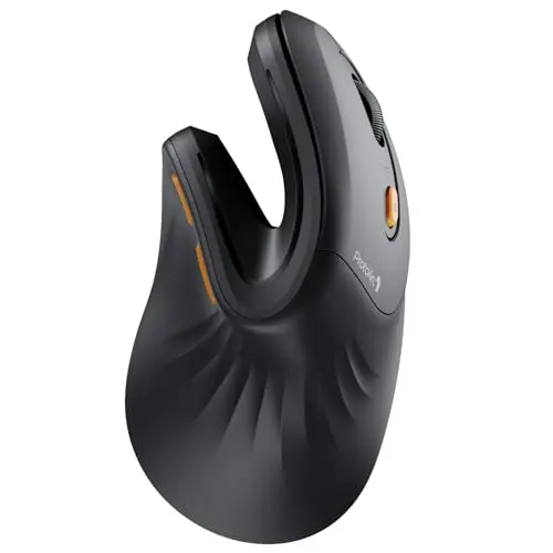 ProtoArc EM11 NL Bluetooth vertical ergonomic mouse in black