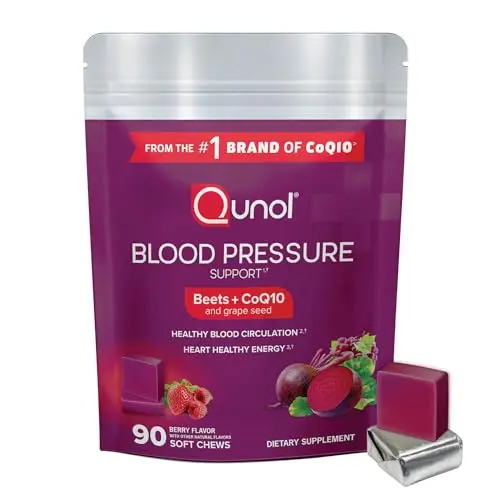 Qunol Beets Chews for Blood Pressure Support package