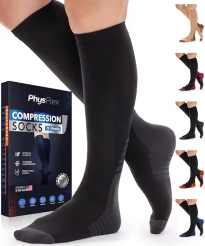 Affordable compression socks for travel circulation support
