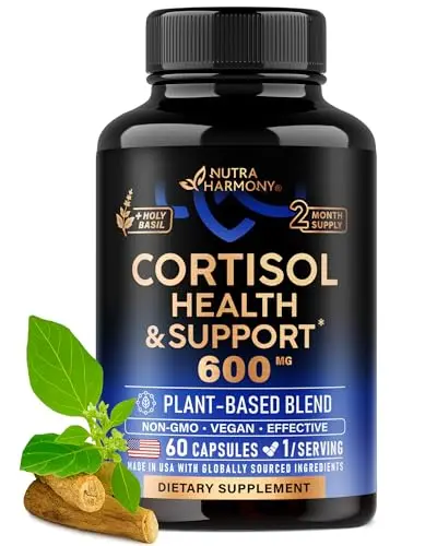 NUTRAHARMONY cortisol supplement bottle