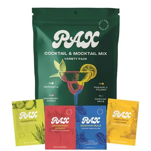 Pax cocktail mixer powder packets in variety pack