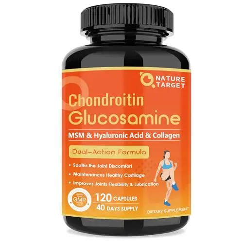 NATURE TARGET glucosamine chondroitin joint supplement capsules