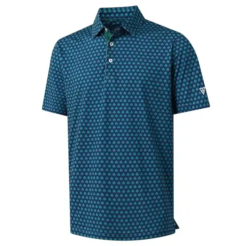 M MAELREG golf polo shirt with exclusive print pattern