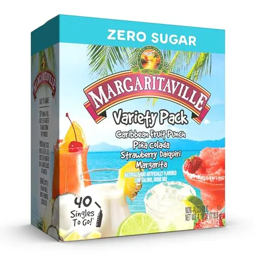 Margaritaville drink mix powder packets in variety pack