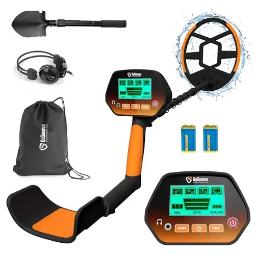 GoGonova orange metal detector designed for kids and adults