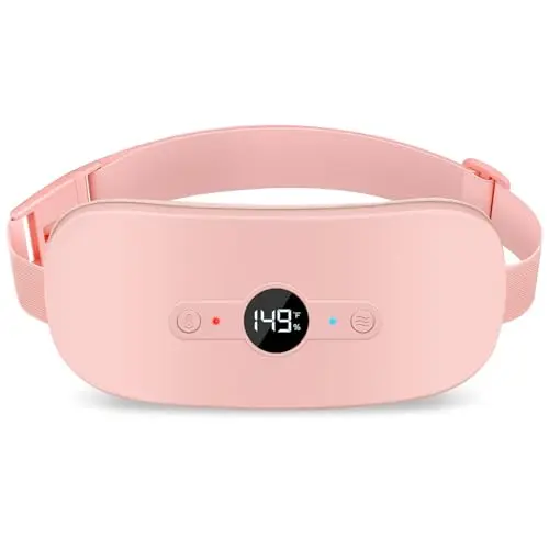 NOWWISH portable heating pad with LED display for cramps relief