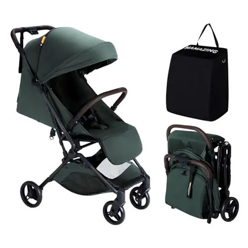 MAMAZING carbon fiber lightweight stroller in green color