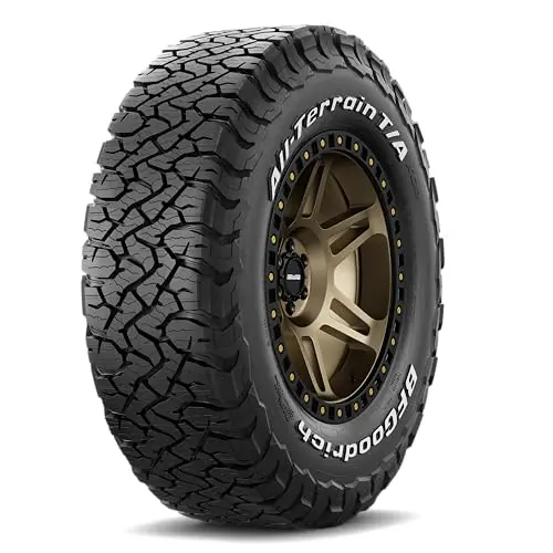 BFGoodrich All-Terrain T/A KO3 tire on rugged terrain