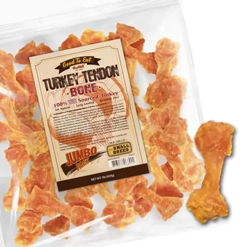 Gootoe turkey tendon dog treats for small breeds