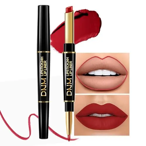 evpct Lip Liner and Lipstick Set in 01# Red Matte shade
