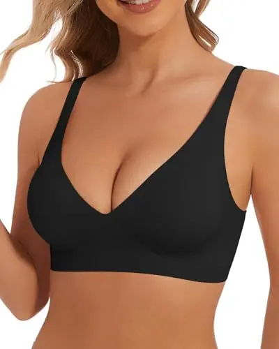 BOUFOR deep V push up bralette for small breasts