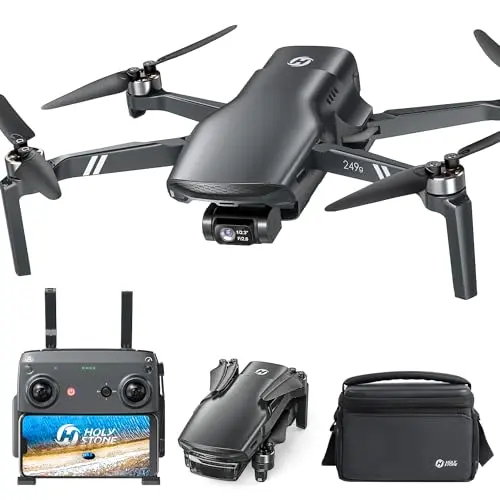 Holy Stone HS900 drone in black with camera gimbal