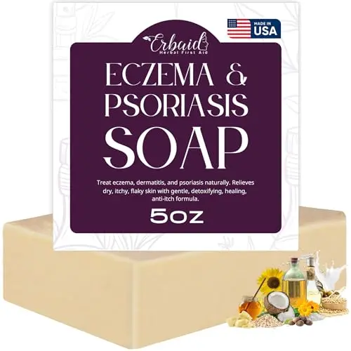 Erbaid Eczema Soap Bar with oatmeal and goat milk