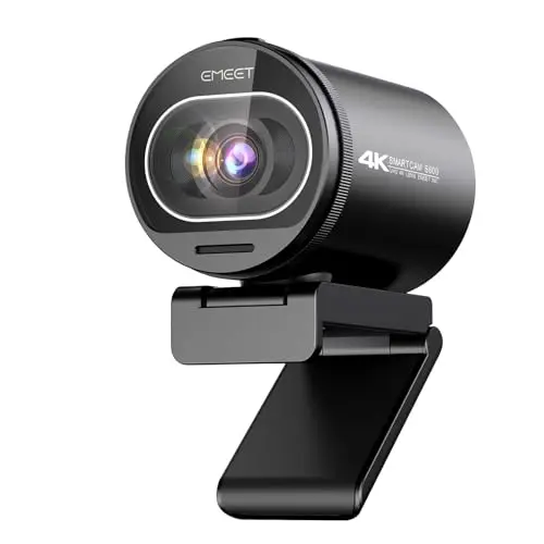 EMEET S600 4K webcam with Sony sensor for live streaming