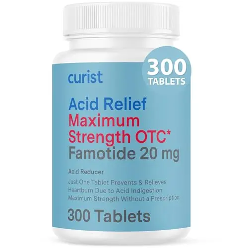 Curist famotidine 20mg tablets for acid reflux relief