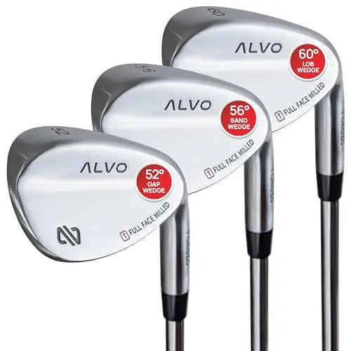 ALVO GOLF premium golf wedge in stealth black finish