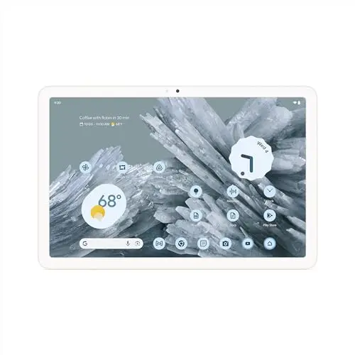 Google Pixel Tablet with high-resolution display for photo editing