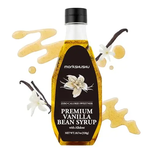 MONKSHUSHU Premium Vanilla Bean Allulose Syrup