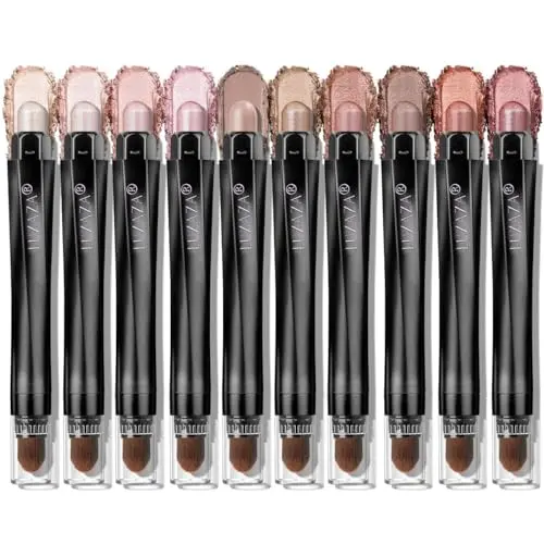 LUXAZA PRO 10PCS Eyeshadow Stick Set in Love's Gifts colors