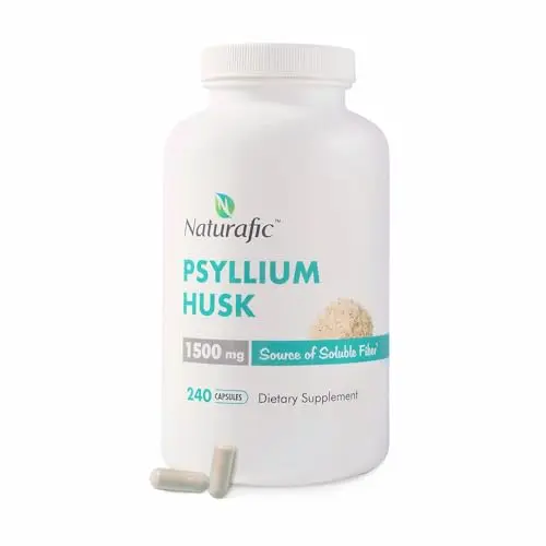 Naturafic Psyllium Husk Capsules fiber supplement