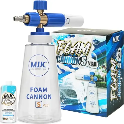 MJJC foam cannon with thicker snow foam technology and adjustable settings