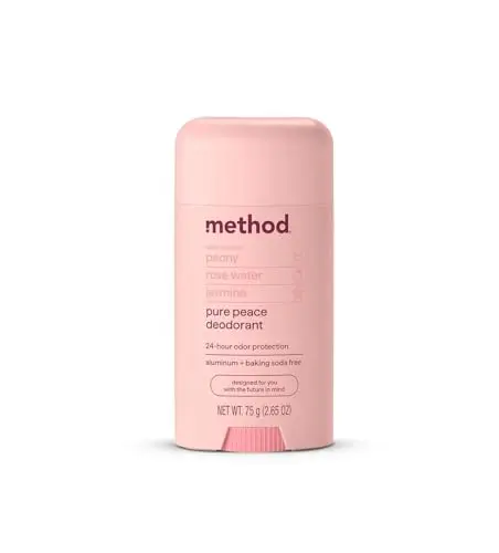 Method Pure Peace deodorant stick with rose water fragrance