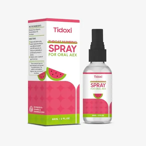 Generic throat numbing spray bottle with watermelon flavor