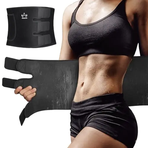 VIMUSFUN wider waist trimmer for belly fat and sweat enhancement