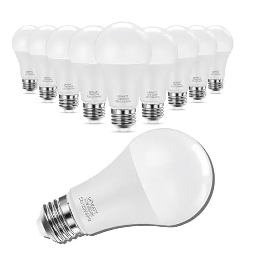 UPWATT A19 LED light bulb with high brightness output