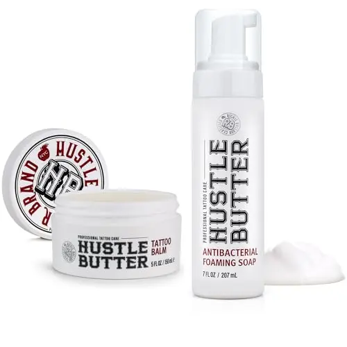 Hustle Butter antibacterial soap and balm kit for tattoo aftercare