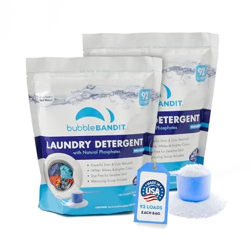 Bubble Bandit laundry detergent powder with phosphate