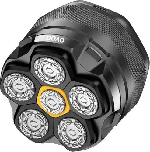 DOAO waterproof head shaver for bald men with 6D flexible head