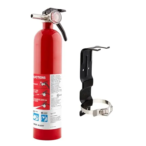 First Alert HOME1 Fire Extinguisher with metal bracket