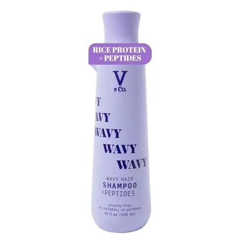 V&Co. Beauty Wavy Hair Nourishing Shampoo with Peptide Technology