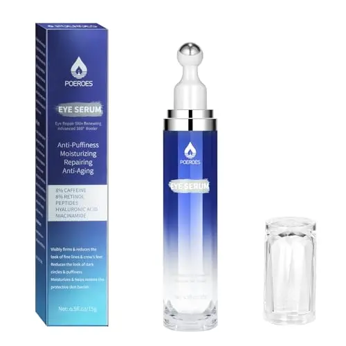POEROES Eye Serum with roller ball applicator