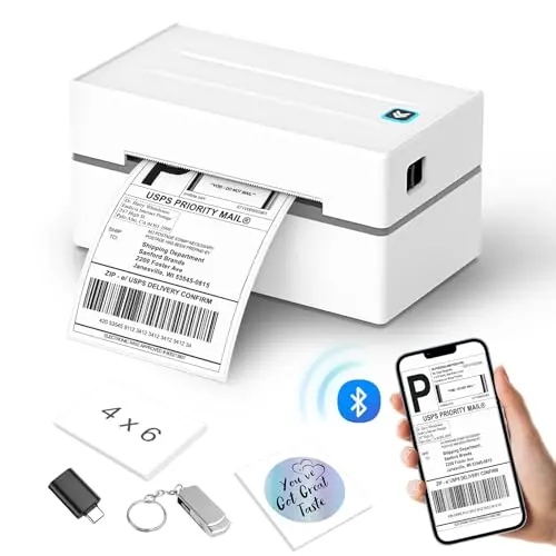 Anycash Bluetooth thermal shipping label printer