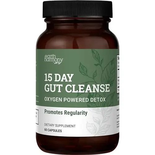 Earth Harmony Naturals 15 day gut cleanse capsules bottle