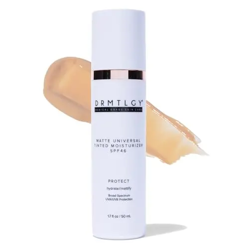 DRMTLGY Matte Tinted Moisturizer with SPF 46 for oily skin