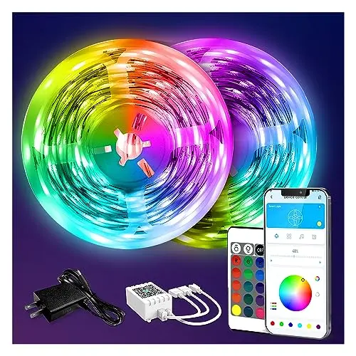 DAYBETTER 130-foot LED strip lights for bedroom decoration