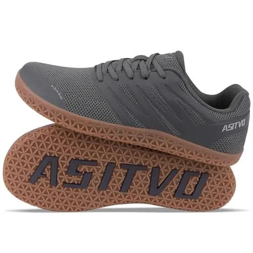 ASITVO men's barefoot shoes in dark grey